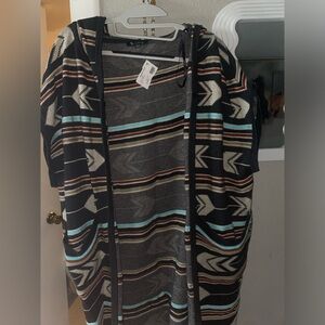 New Aztec Print Vest